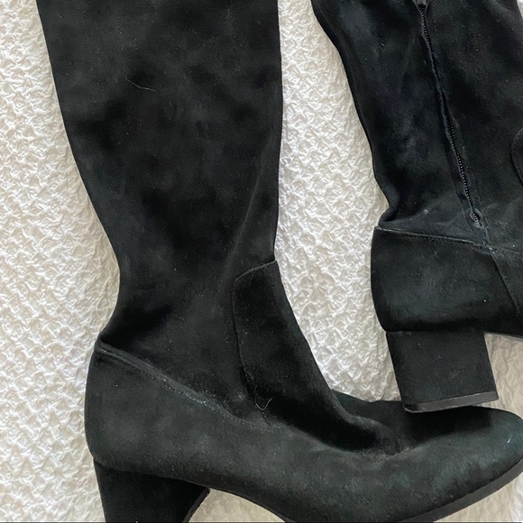 Zara suede over the knee boot - Picture 3 of 11